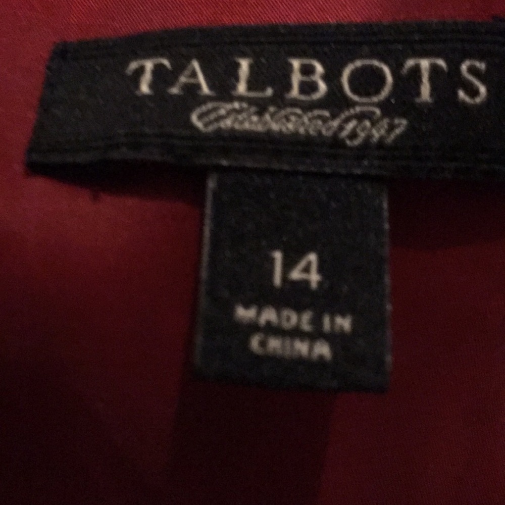 Talbots Red Dress - Picture 2 of 4